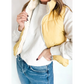 Cass Reversible Double Wear Contrast Color Stand Neck Zip Pocket Quilted Vest