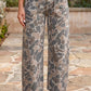 Cassia Camouflage Shift Ankle Length Jeans