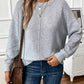 Cathy Grey Loose Fitting Drop Shoulder Sweater