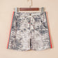 SALE!!!  Chandler Khaki Varsity Striped Accent Camo Shorts