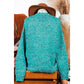 Chasely Aruba Blue Multicolor Confetti Sweater Cardigan