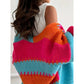 Cher Color Block Knitted Cardigan