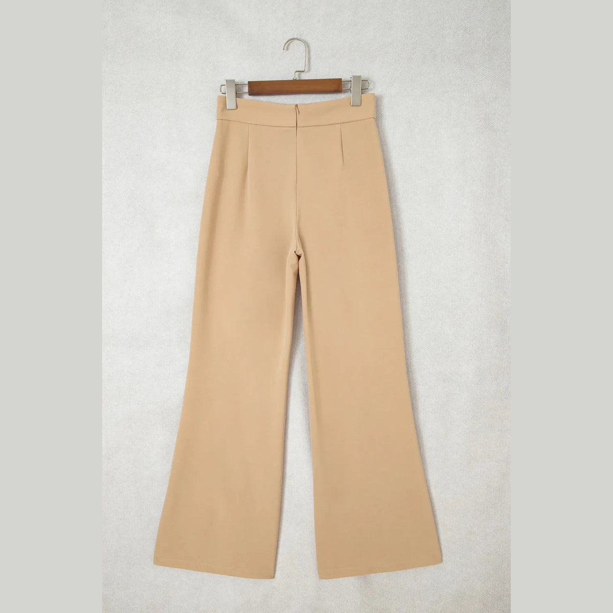 Cierra Parchment High Waist Full Length Regular Fit Pants