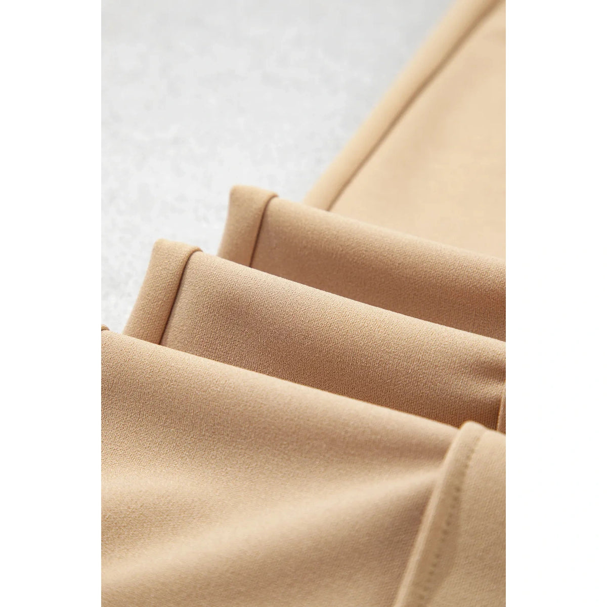 Cierra Parchment High Waist Full Length Regular Fit Pants