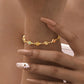 Multicolor Clover 18K Gold Plated Bracelet
