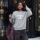 Coco Silver Bow Sweatshirt