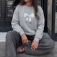Coco Silver Bow Sweatshirt