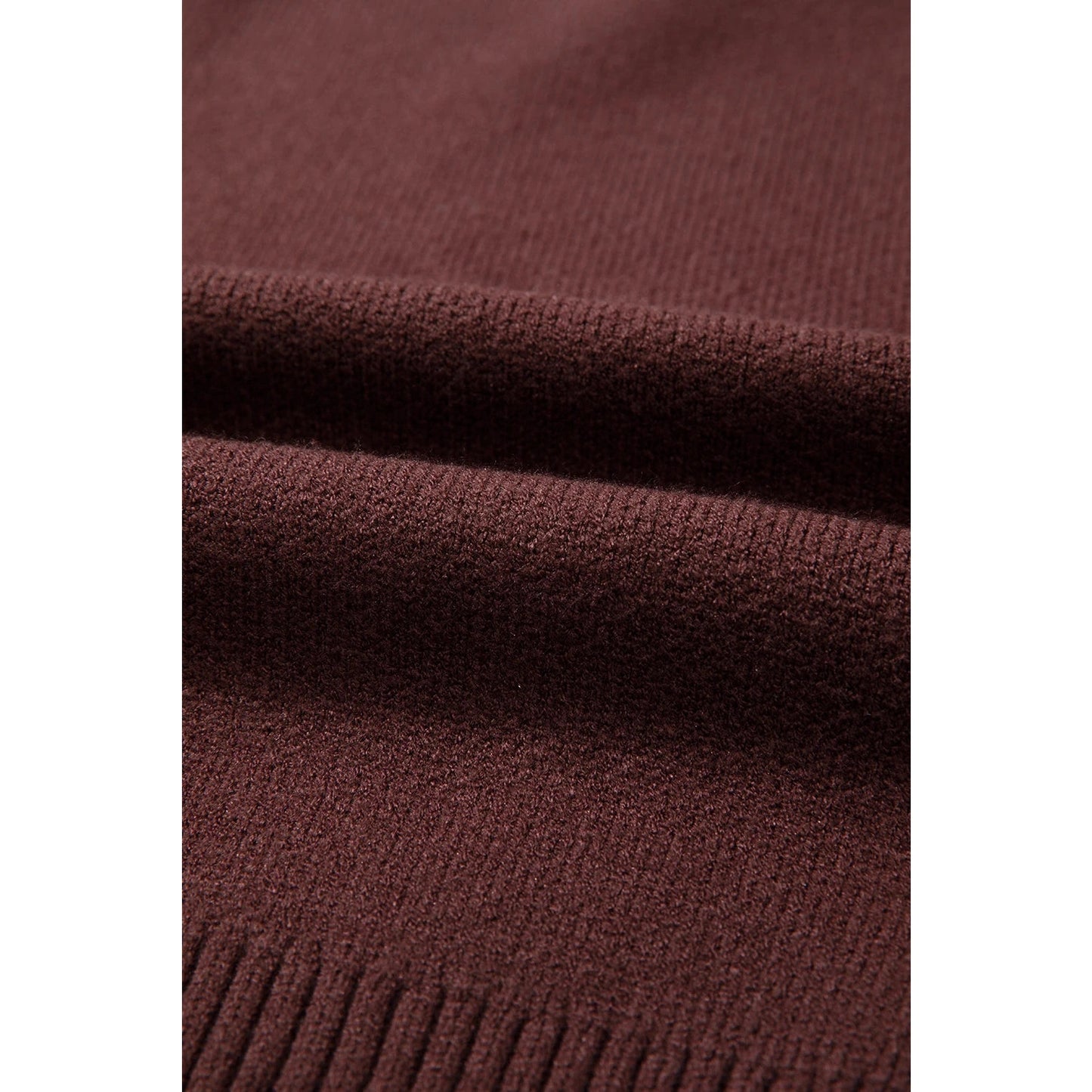 Brown Cowgirl Fashion Print Casual Sweater