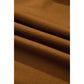 Chestnut COZY Embroidered Long Sleeve Stand Neck Shift Pullover Sweatshirt