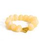 Golden Heart Stone Stretch Bracelets - 4 Colors