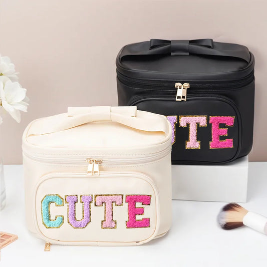 CUTE Edition Bow Makeup Bag - 2 Colors