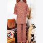 REDUCED!!!  Drusilla Leopard Print Short Sleeve Shirt and Pants Pajamas Set  REDUCED!!!