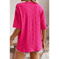 RTS Daisy Flower Jacquard Half Sleeve T Shirt XS, S, M, L