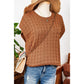 REDUCED!!!  Darcy Camel Round Neck Textured Knit Sweater Vest  REDUCED!!!