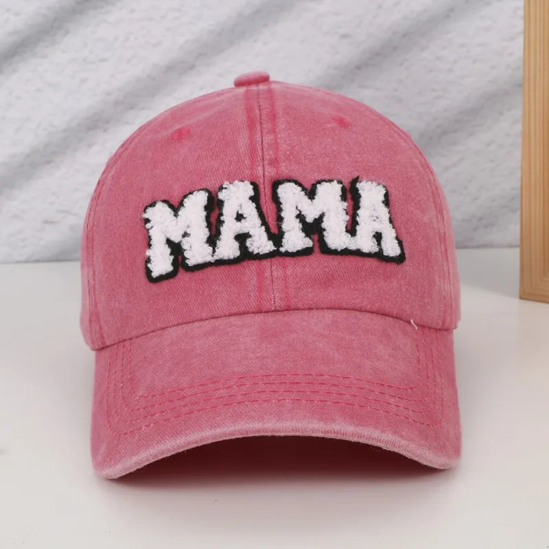 Puff‑Stitch MAMA Baseball Cap - 7 Colors