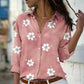 Deandra Daisy Floral Print Loose Blouse - 4 Colors