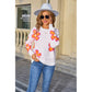 Denver Orange Bloom Pop Sweater