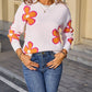 Denver Orange Bloom Pop Sweater