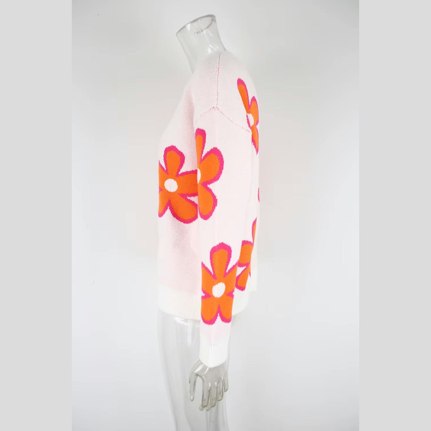 Denver Orange Bloom Pop Sweater