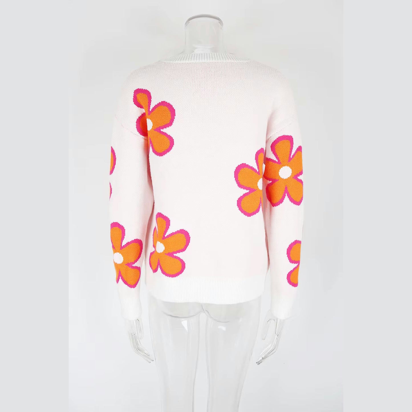Denver Orange Bloom Pop Sweater