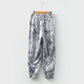 Donatella Grey Camo Print Cozy Drawstring Elastic Waist Jogger Pants