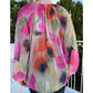 DESTASH Dorcille Tie Dye Balloon Sleeve Blouse