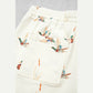 Wild Duck Mallard Printed Drawstring Denim Shorts