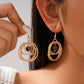 Golden Multi-layer Drop Earrings