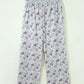 Madison Green Camo Print Drawstring Waist Loose Fit Full Length Pants