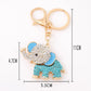 Elephant Rhinestone Bag Charm / Key Chain - 4 Colors
