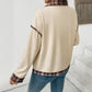 Elisha Plaid Hem Button Up Shacket