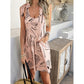 Eliza Pink Tie Shoulder Overalls with Pockets