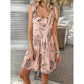 Eliza Pink Tie Shoulder Overalls with Pockets