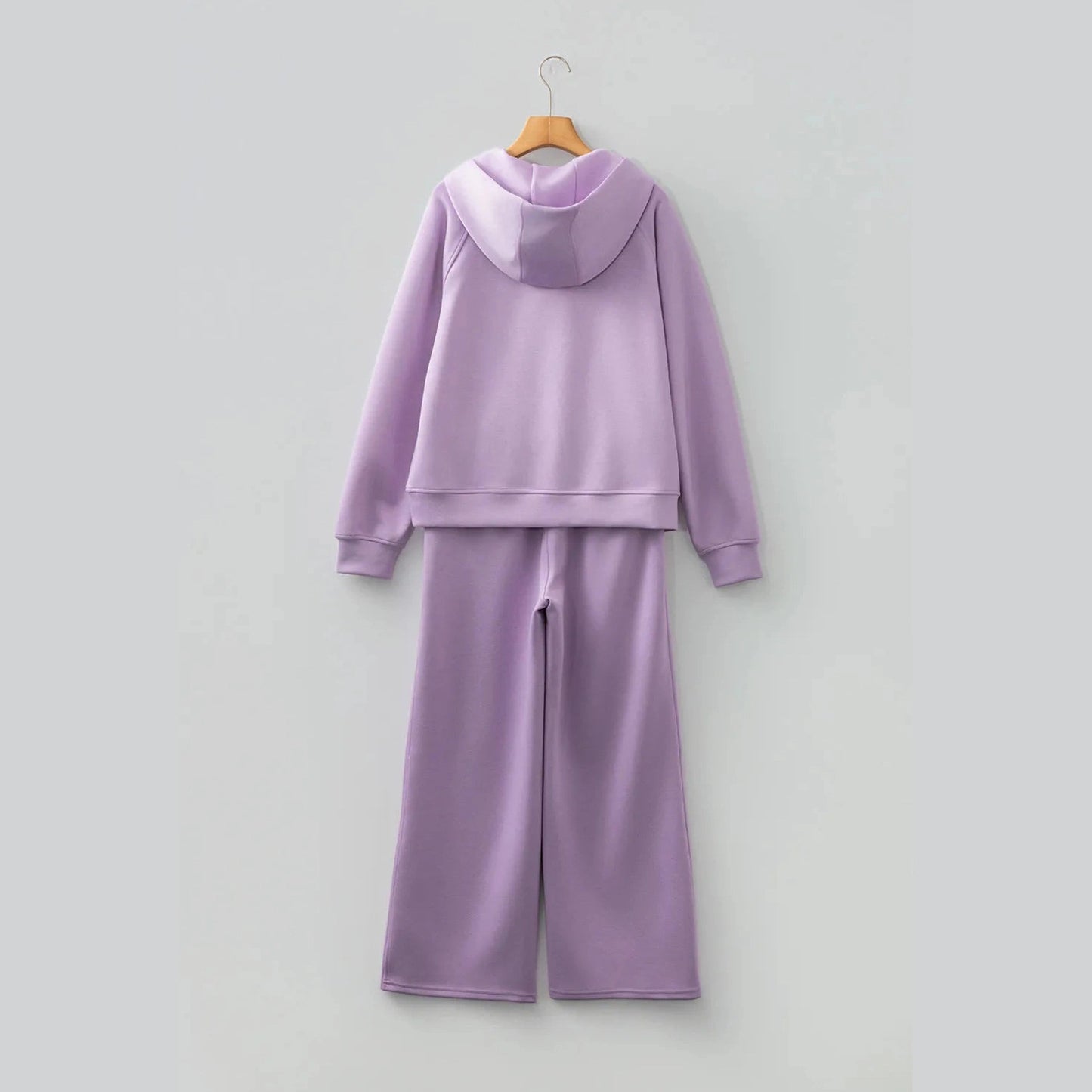 Emma Jane Orchid Bouquet Half Zip Thumbhole Sleeve Hoodie Active Pants 2pcs Outfit