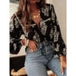 Esmira Chic Noir Floral Blouse