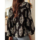 Esmira Chic Noir Floral Blouse