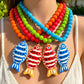 Resin Fish Necklace -  Colors
