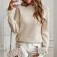 Florrie Lace Trim Long Sleeve Sweater