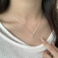 Dainty Floral Charm Box Chain Necklace