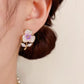 Flower Stud Earrings - 2 Colors