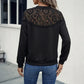 Georgina Black Lace Panel Top