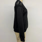 Georgina Black Lace Panel Top