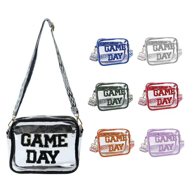 Clear Game Day Stadium Bag - 6 Colors