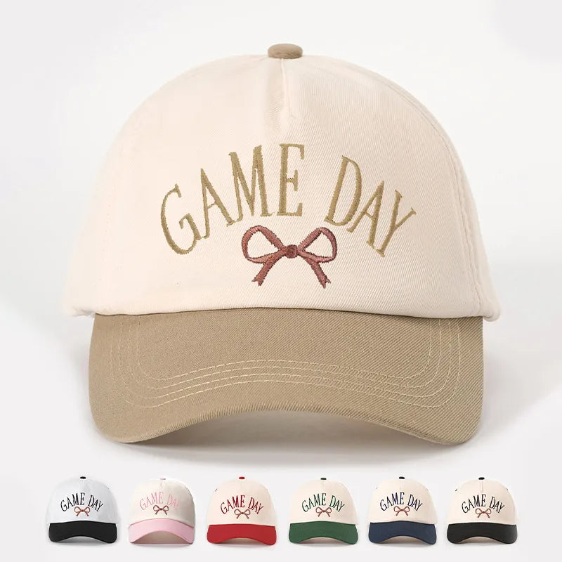Game Day Embroidered Baseball Cap - 6 Colors