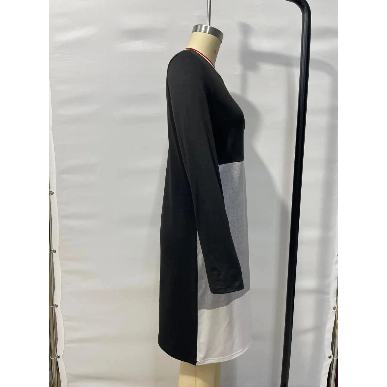 Genna Colorblock Sweatshirt Mini Dress