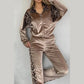 Gertie Leopard Print Two Piece Zipped Lounge Set - 3 Colors