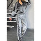 Gertie Leopard Print Two Piece Zipped Lounge Set - 3 Colors