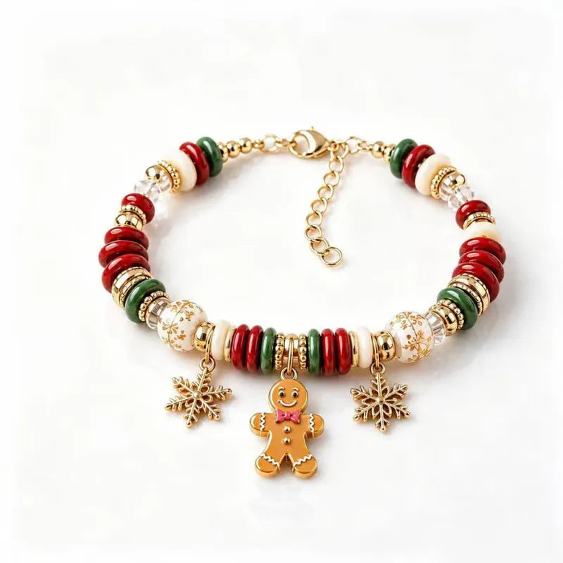 Christmas Cheer Beaded Bracelets - 3 Options