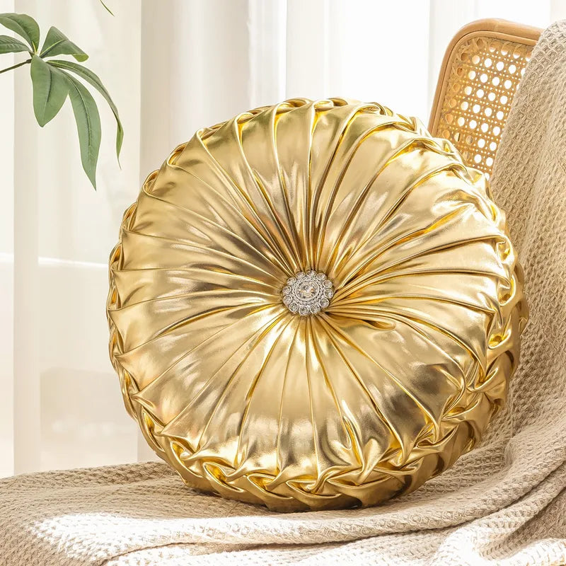 Lustre Bloom Tufted Accent Cushions - 4 Colors