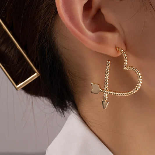 Love Struck Heart Earrings - 4 Colors